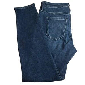 Jeans donna Athleta Sculptek 6 lavaggio scuro vita media elasticizzato gamba slim - Foto 1 di 8