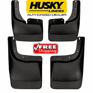 HUSKY Mud Guards Flaps for 97-04 FORD F150 w/FLARES Front and Rear 56411 57411 - Picture 1 of 8