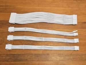 Inland PSU Sleeved Extension Kit - White - Used - Afbeelding 1 van 2
