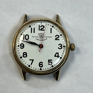 Ball Trainmaster Official Standard Automatic Gold Plated 34mm Wristwatch - K32 - Picture 1 of 6