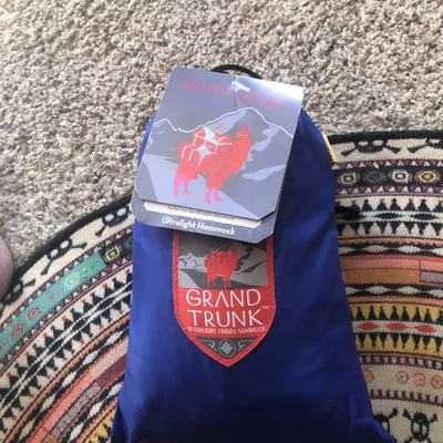 NEW Grand Trunk Ultralight Travel Hammock Blue 250 lbs - Image 1 of 4