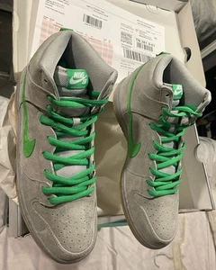 Size 12 - Nike Dunk High Premium SB Silver Grey Box Unused DS BNIB 313171 039 - Picture 1 of 6
