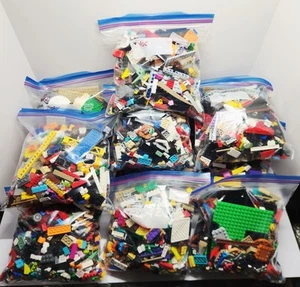 2 LB Bulk LEGO Bricks Clean Authentic Random Assorted Pieces Genuine Lot - Picture 1 of 4