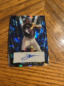 2024 Leaf Metal Leadalis Leo De Vries XRC Blue Crystals Autograph Auto SD 5/12 - Picture 1 of 3