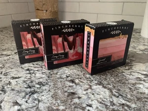 Lot Of 3 Finchberry Bath Handcrafted Soap 4.5 oz Rosey Posey X2 Garnet X1 - Picture 1 of 1