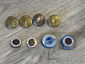 Lote de 8 insignias y prendedores de colección de ferrocarril británico ASLEF Railwayana - Imagen 1 de 14