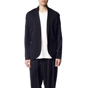 ATTACHMENT Cotton Linen Sheer Soccer Stole Jacket - Picture 1 of 11