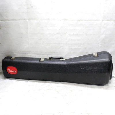 King HARD CASE ONLY For Trombone Vintage Brass Musical Instrument Black  37" - Image 1 of 4
