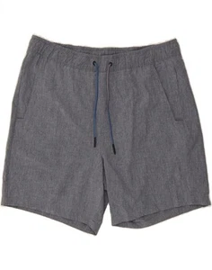 EDDIE BAUER Mens Casual Shorts XL W38 Navy Blue Polyester DJ12 - Picture 1 of 3
