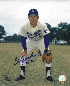 Signiertes 8x10 BILLY GRABARKEWITZ Los Angeles Dodgers handsigniertes Foto COA - Bild 1 von 1