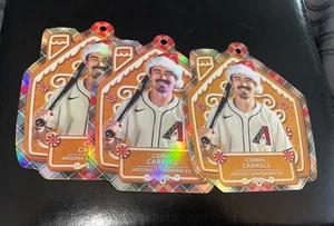 2024 Topps Holiday Baseball - Ornament-Corbin Carroll #MLBO-2 (3) - Picture 1 of 2