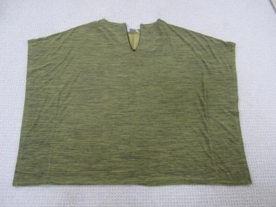Poncho vintage Suzie Top para mujer XL verde jaspeado cuello en V de gran tamaño JNS-4915SS Foto 1 de 4