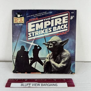 "STAR WARS EMPIRE STRIKES BACK" BOOK & RECORD SET" 1980 33 1/3 RPM VINTAGE - Picture 1 of 3