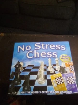 CHESS "No Stress Chess" Board Game Age 7+  - Image 1 of 2