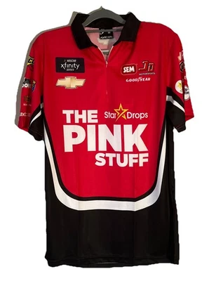 Camisa Bayley Currey The Pink Stuff JD Motorsports Team Emitida Pit Crew Talla M Foto 1 de 2