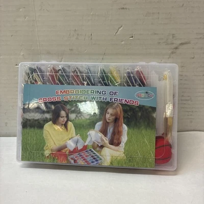 PEIRICH EMBROIDERING OF CROSS STITCH WITH FRIENDS - Image 1 of 2