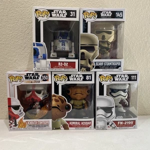 funko pop star wars lot (5 pops) - Picture 1 of 6