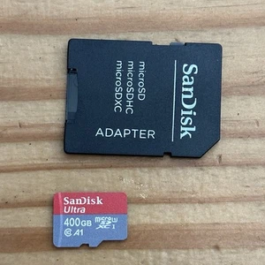 Carte mémoire microSDXC SanDisk Ultra 400 Go Micro SD classe 10 - SDSQUA4-400G-GN6MN - Photo 1 sur 3