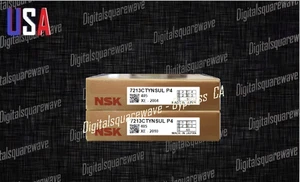 NSK 7213CTYNSULP4 Abec-7 Super Precision Spindle Bearings. Matched Set of Two - Picture 1 of 4