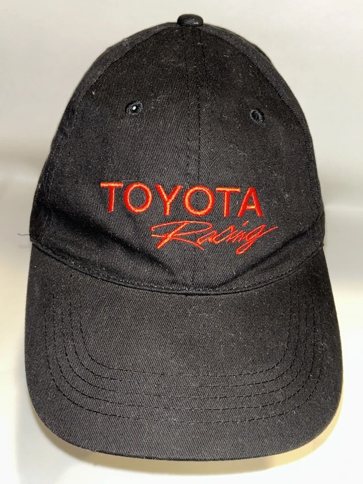 Gorra de béisbol vintage años 90 Toyota Racing negra ajustable Foto 1 de 4