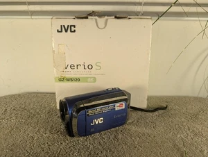 Videocámara digital JVC Everio S doble tarjeta GZ-MS120 cámara de video y batería nueva  - Imagen 1 de 5
