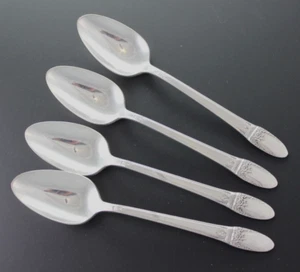 International Silver, 1847 Rogers Silverplate - FIRST LOVE, 1937 - Teaspoons (4) - Picture 1 of 2