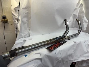 Harley Touring 2:1 FLHT FLHR exhaust header pipe look - Picture 1 of 9