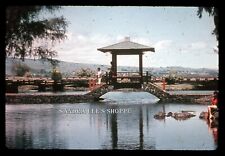 Pacific Film Corp Slide Liliuokalani Gardens Fishing Arch Bridge Hilo HI #3082