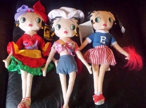 MUÑECAS BETTY BOOP 3 ""BAILARINA FLAMENCA", ""VAQUERA"" Y ""ANIMADORA"" NUEVAS CON ETIQUETAS - Imagen 1 de 1
