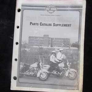 Harley Davidson 99545-96 Police Model Parts Catalog Supplement 1996 - Picture 1 of 5
