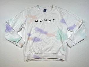 Monat Sweatshirt mit Rundhalsausschnitt Pastell Batik Größe Large 100 % Baumwolle - Bild 1 von 6