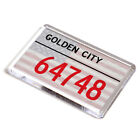 FRIDGE MAGNET - Golden City, 64748 - US Zip Code