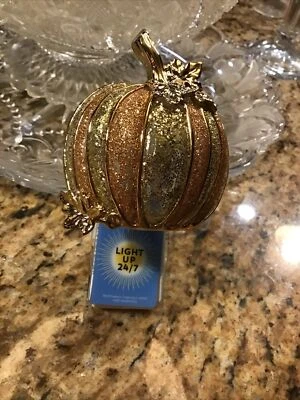 New Retired Bath & Body Works PUMPKIN NightLight Wallflower Plug In Thanksgiving - Image 1 of 4
