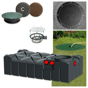 Flachtank Regenwassertank Zisterne optional mit Filter  1500 L inkl. Entladung - Bild 1 von 33