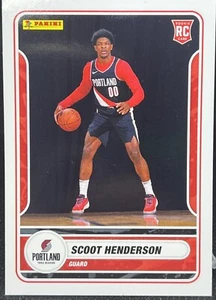 Scoot Henderson 2023-24 Panini NBA Basketball #73 Rookie Card Trail Blazers - Picture 1 of 2