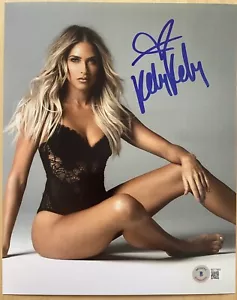 Kelly Kelly Signed 8x10 Photo. WWE. ECW. Barbie Blank. Divas Champ. BAS COA. A29 - Picture 1 of 1