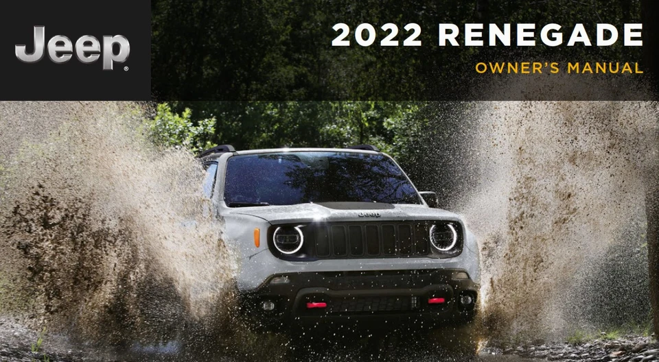 manuale uso e manutenzione Jeep Renegade 2022 lingua inglese carta formato a4 - Immagine 1 di 1