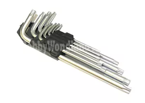 Torks Set FT-008 Chrome-Vanadium Steel Torx Star Key Long Arm 9pcs set - Picture 1 of 6