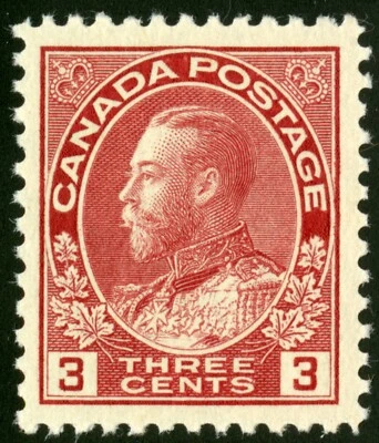 Canada   1911-25  Unitrade # 109   VF-XF - Mint Never Hinged - Slight Offset  - Image 1 of 2