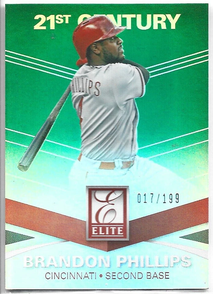 2015 Panini Elite 21st Century /199 Brandon Phillips #158 - Image 1 of 1