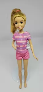 Stacie Barbie Sister 2019 Blonde Green Eyes Pink and Purple outfit - Picture 1 of 8
