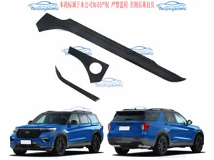 For Ford Explorer 2020-2024 carbon fibre Central Console Dashboard Strip 3pcs - Picture 1 of 7