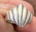 Vintage Mexico Chunky Sterling Silver 925 Modernist Mid Century Size 6 Ring