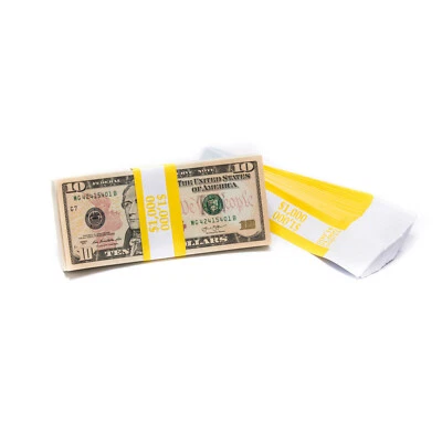 CAROUSEL CHECKS INC. 500 Self Sealing Currency Bands- $1,000 Denomination