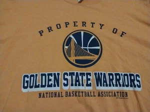 Gildan Golden State Warriors Property Of Yellow Hemd Herren Gr. XL Kurzarm - Bild 1 von 5