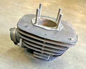 1975 Honda MT125M Elsinore cylinder and head - Picture 1 of 7