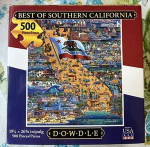 Eric Dowdle jigsaw puzzle BEST OF SOUTHERN CALIFORNIA 500 pc complete preowned - Picture 1 of 2