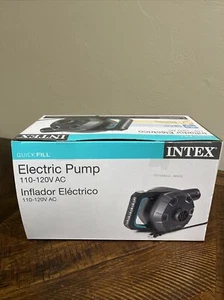 Electric Air Pump 110V AC/12V DC 2 Way Quick Fill Air Beds Pump Attachments - Picture 1 of 5
