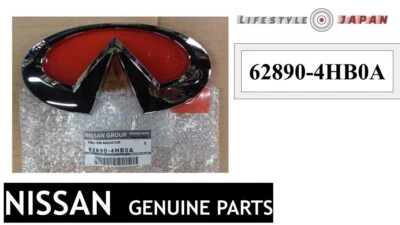 NISSAN 62890-4HB0A Genuine Infiniti Front Emblem 2014-2020 Q50 2016-2017 QX50 Foto 1 de 4