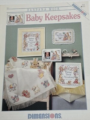 Dimensions Baby Keepsakes by Barbara Mock Cross Stitch Pattern - Image 1 of 4